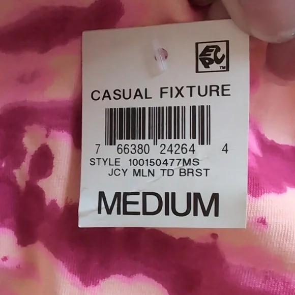 Jenni Intimates Melon Tie Dye Racerback Cami Size Medium NEW - Picture 3 of 4